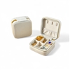 Velvet Squared Travel Box in Cream
