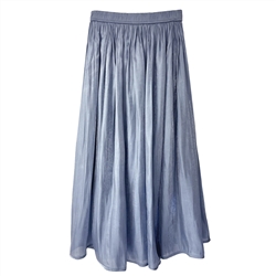 Denim Blue Shimmer Skirt