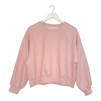 Cotton Balloon Sleeve Sweatshirt