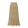 Taupe Crochet Skirt