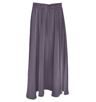 Satin Skirt in Grey