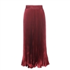Rioja Shimmer Pleated Skirt