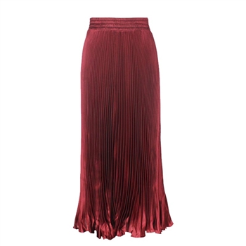 Rioja Shimmer Pleated Skirt