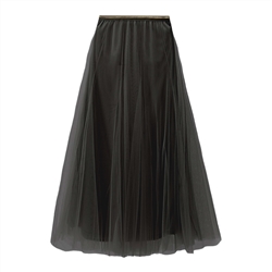 Black Tulle Layer Skirt