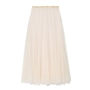 Cream Tulle Layer Skirt