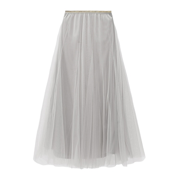 Light Grey Tulle Layer Skirt