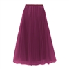 Plum Tulle Layer Skirt