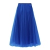 Royal Blue Tulle Layer Skirt