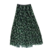 Green Camo Print Tulle Layer Skirt