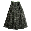 Khaki Camo Print Tulle Layer Skirt