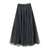 Star Print Tulle Layer Skirt