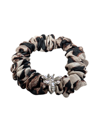 Printed Charm Scrunchie