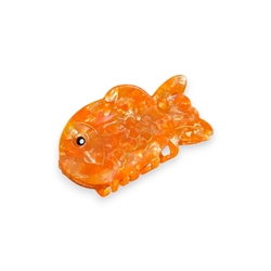 Gold Fish Claw Clip