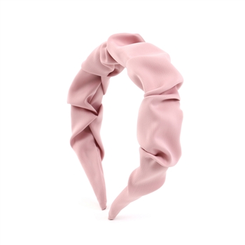 Pink Rouched Hairband