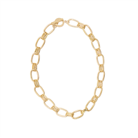 Gold Twin Loop Necklace