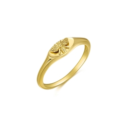 Gold Bee Ring