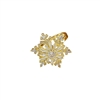 Spinning Snowflake Ring  in 18K Gold Plate