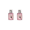 Mini Pink Gem Earrings