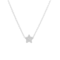 Silver Small Star Necklace