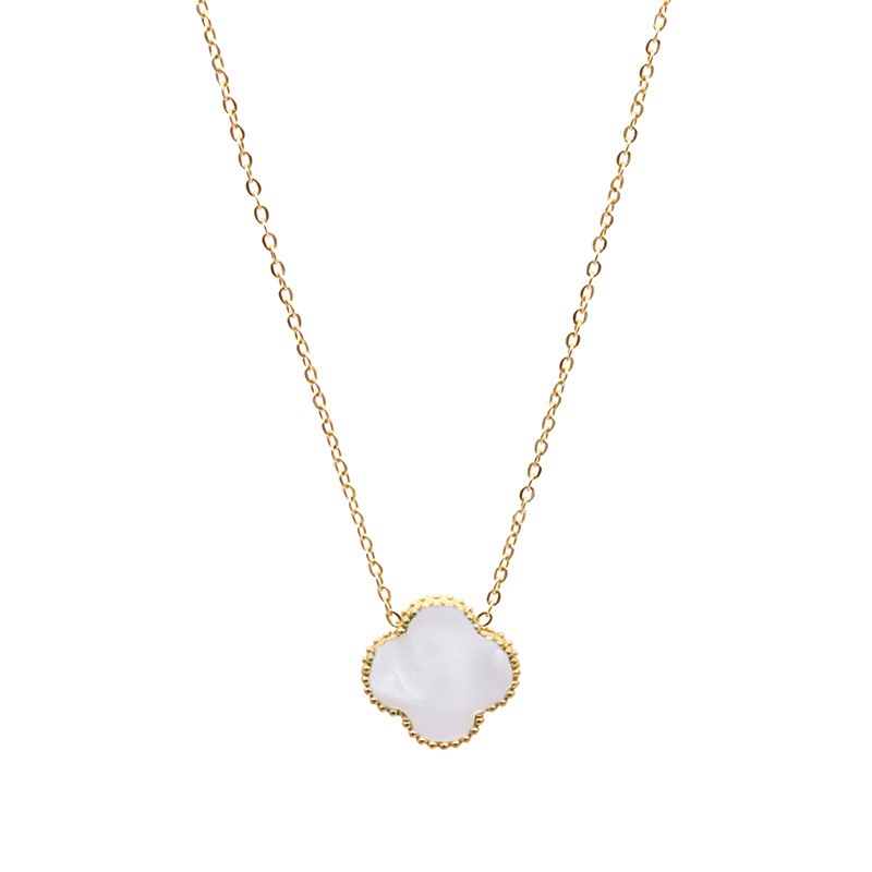 Open Clover Necklace | Waterproof and sweatproof non tarnishing necklace –  Seola Jewelry
