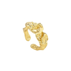 Gold Misshapen Chunky Ring