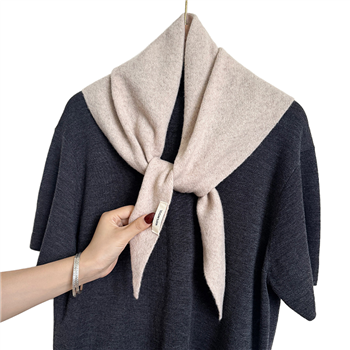 Wool Scarf in Stone