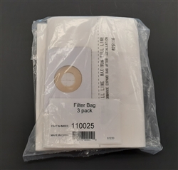 BEAM Central Vacuum Filter Bags (3-Pack)