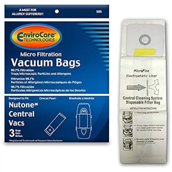 EnviroCare Central Vacuum Bags for NuTone (3-Pack)