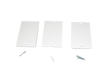 Central Vacuum Inlet Cover Plates (3-Pack)