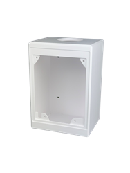 Hide-A-Hose Exterior Mounting Box (Plastic) (White)