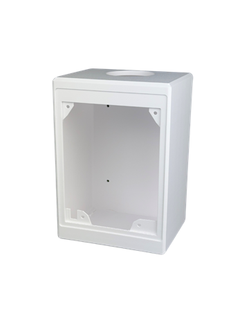 Hide-A-Hose Exterior Mounting Box (Plastic) (White)