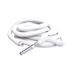 Plastiflex 35' Low Voltage Central Vacuum Hose (With Button)