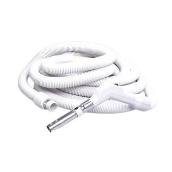 Plastiflex 35' Low Voltage Central Vacuum Hose (With Button)