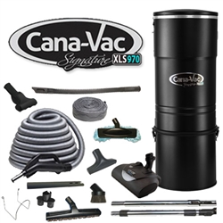 Cana-Vac XLS970 Central Vacuum With Soft Clean Kit (Complete System)