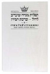 MINCHAH/MAARIV: HEBREW/ENGLISH: WEEKDAY POCKET SIZE - ASHKENAZ - WHITE COVER