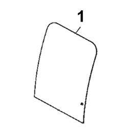 # 1. Front Windshield - ZX or Zaxis Dash 3 Series - HTHM6.1