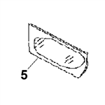 # 5. Lower Door Glass - Metric LC Series - JDHM18.5