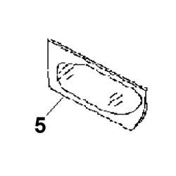 # 5. Lower Door Glass - Metric LC Series - JDHM18.5