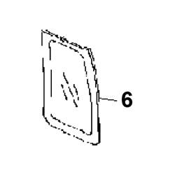 # 6. Left Side Quarter Glass - Metric LC Series - JDHM18.6