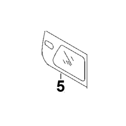 # 5. Lower Door Glass - C Series Zero Tail Swing (RTS) - JDHM3.5