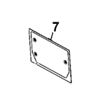 # 7. Back Glass - C Series Zero Tail Swing (RTS) - JDHM3.7