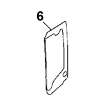 # 6. Left Side Quarter Glass - New D Series - JDHM6.6