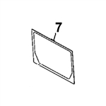 # 7. Back Glass - New D Series - JDHM6.7