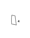 #4 UPPER REAR DOOR WINDOW - VOHM29.4