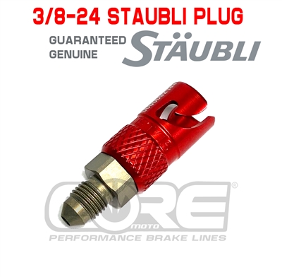 3/8-24 Genuine Staubli quick disconect Plug