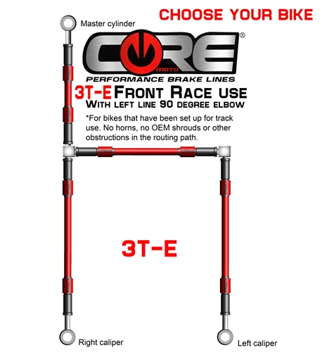 3T-E RACING FRONT BRAKE SYSTEM (CHOOSE BIKE)