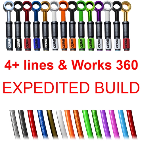 4+ and W360 line kit build expedite fee