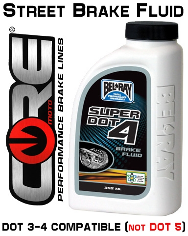 BEL-RAY Super DOT 4 Brake Fluid 355ML