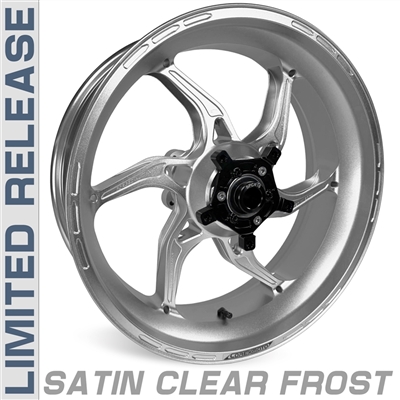 LIMITED COLOR - Satin Clear Frost Apex-6 Forged Core Moto wheel SET