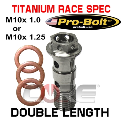 Pro Bolt USA Titanium Race Spec head Double length bolt